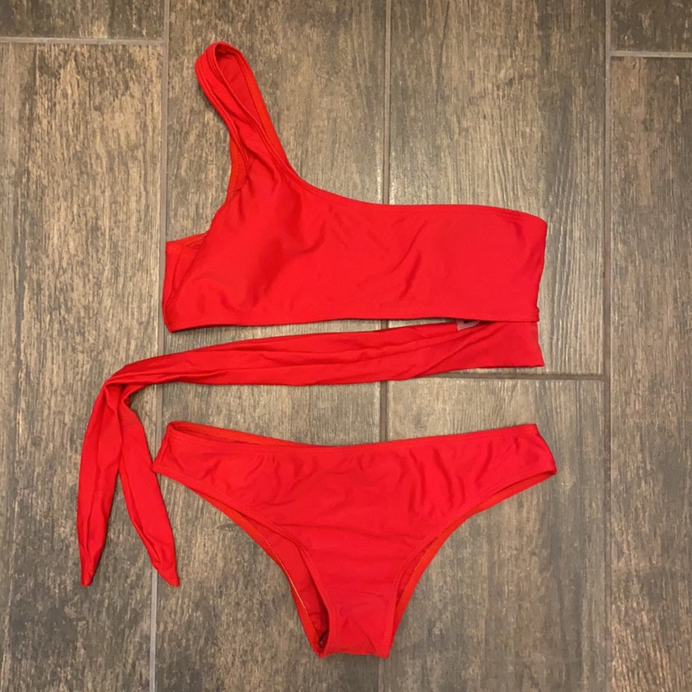 New Red Shein bikini size M